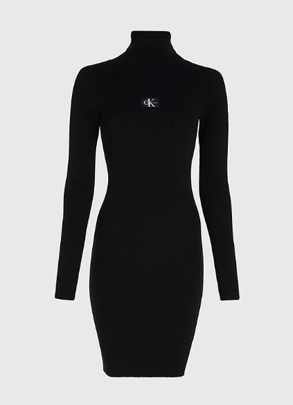 VESTIDO CALVIN KLEIN BADGE ROLL  MUJER