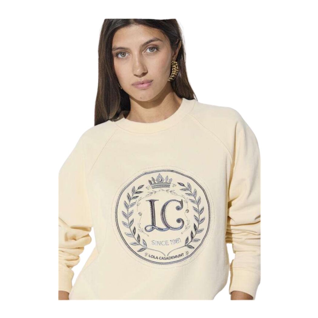 SUDADERA LOLA CASADEMUNT RAGLAN CUELLO MUJER