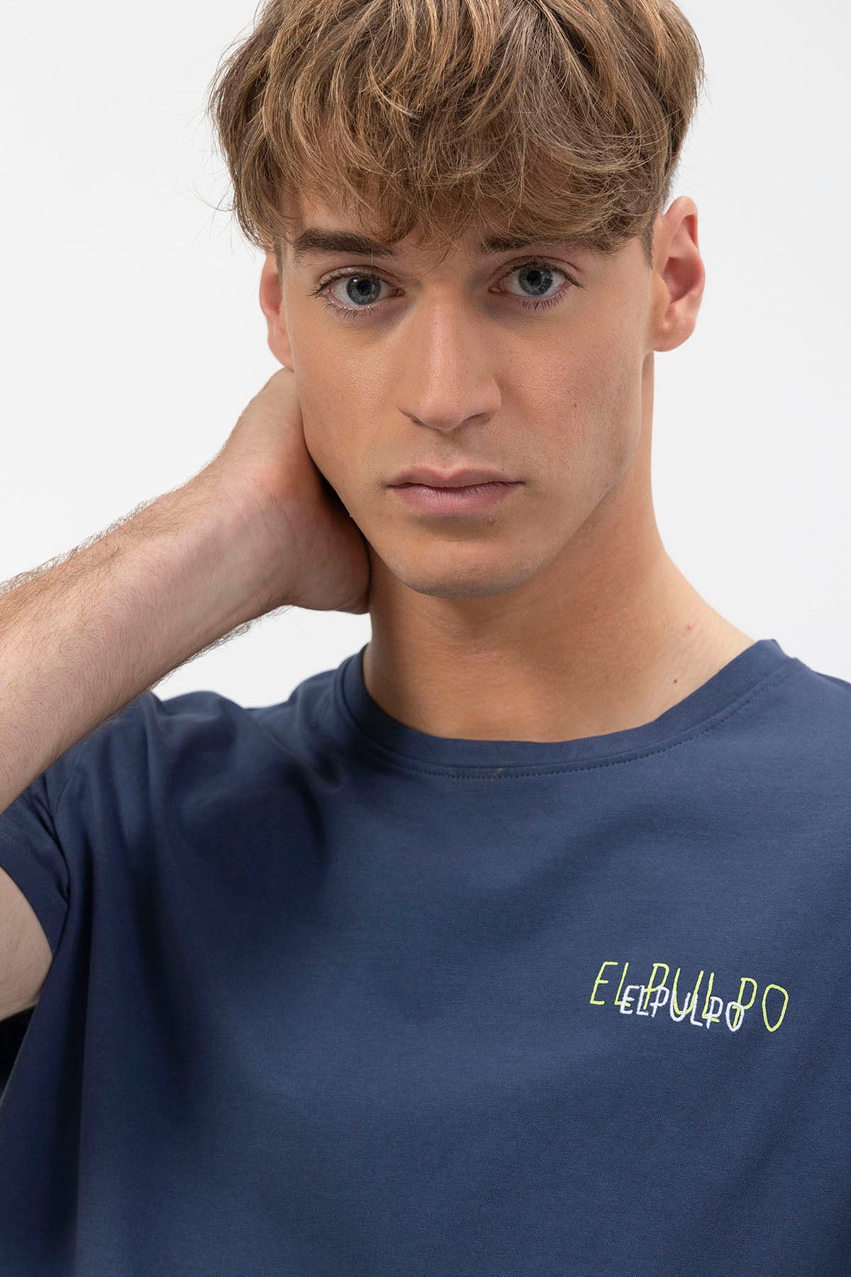 CAMISETA ELPULPO TRIPLE LOGO DIBUJADO HOMBRE