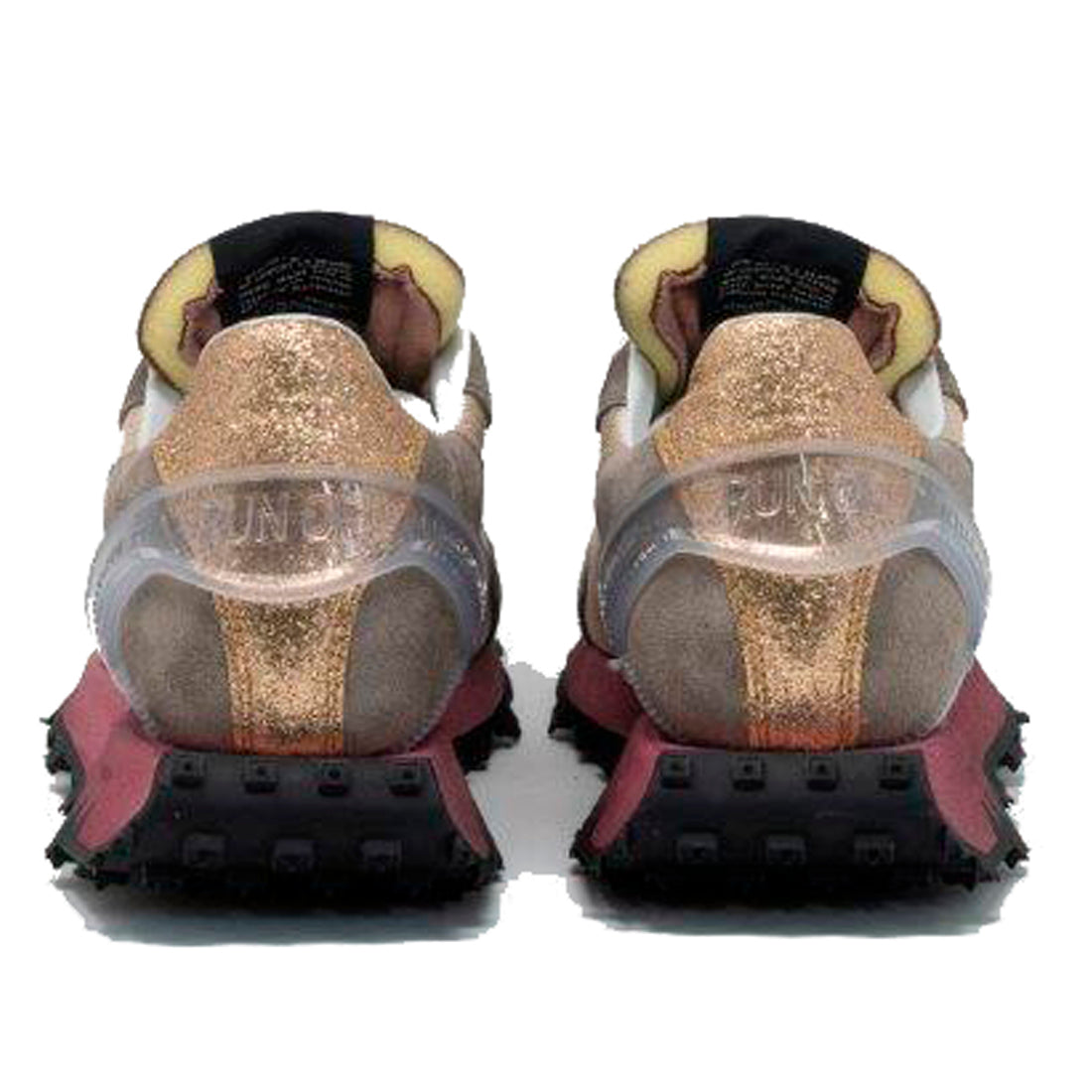 ZAPATILLA RUN OF AVA BEIGE & PINK MUJER