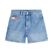 BERMUDA TOMMY JEANS MOM RWB MUJER
