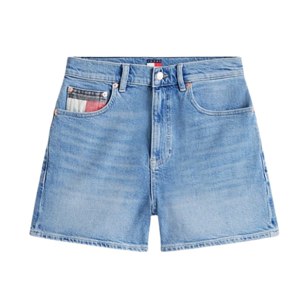 BERMUDA TOMMY JEANS MOM RWB MUJER