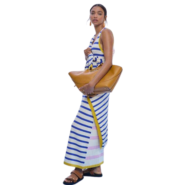 VESTIDO LOLA CASADEMUNT PUNTO RAYAS MUJER
