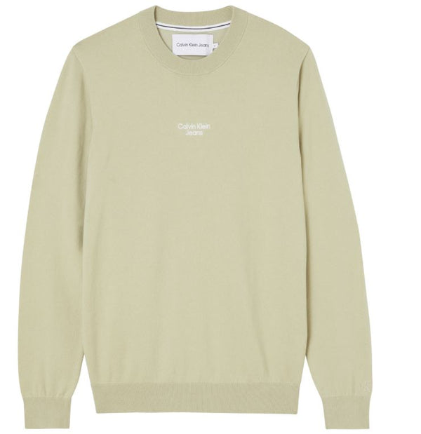 JERSEY STACKED LOGO CALVIN KLEIN HOMBRE