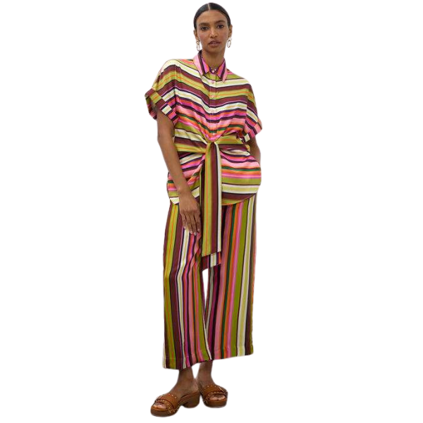 PANTALON LOLA CASADEMUNT RAYAS MUJER