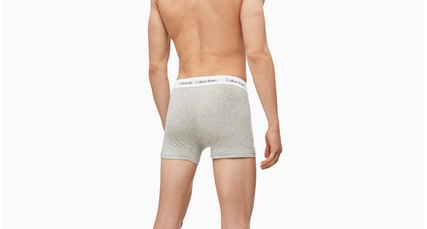 BOXER CALVIN KLEIN LOW RISE 3PK BLACK/WHITE/GREY T-L