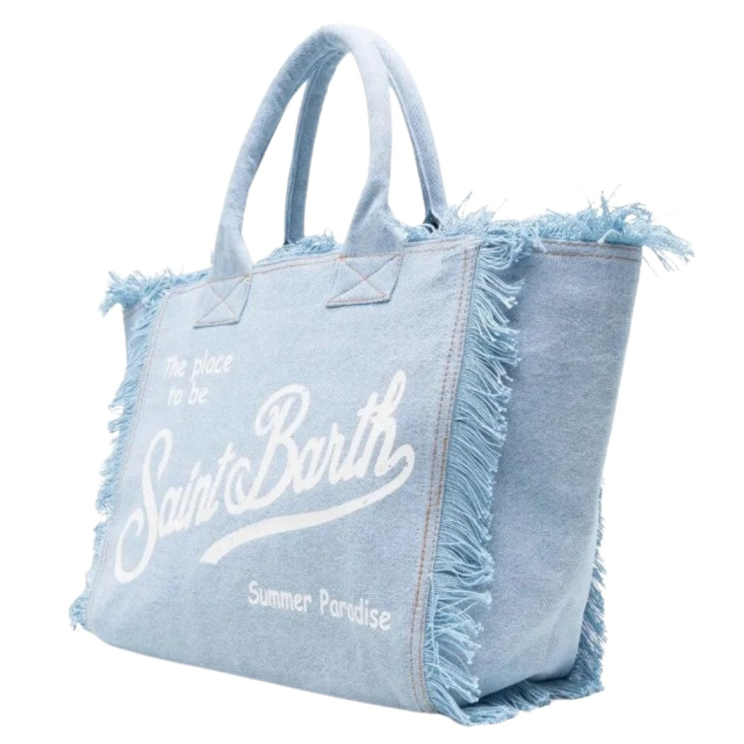 BOLSO SAINT BARTH VANITY DENIM LIGTH MUJER