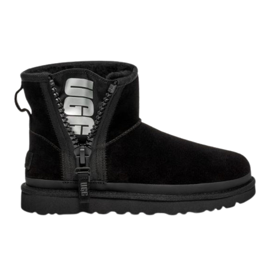 BOTAS UGG CLASSIC MINI ZIPPER TAPE LOGO  MUJER