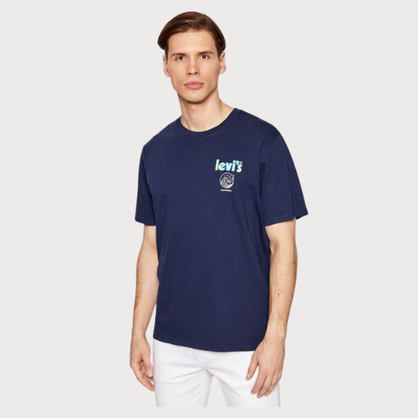 CAMISETA LEVI'S®  RELAXED FIT NAVAL ACADE BLUE HOMBRE