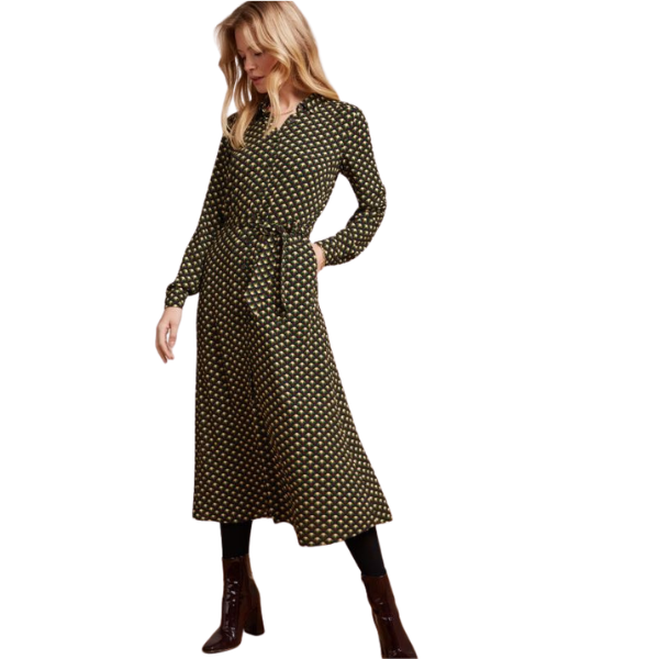 VESTIDO KING LOUIE OLIVE MAYFIELD MUJER