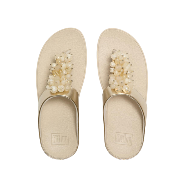 SANDALIA FITFLOP FINO BEAD-CLUSTER MUJER
