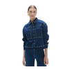 CHAQUETA LOLA CASADEMUNT DENIM TACHAS MUJER