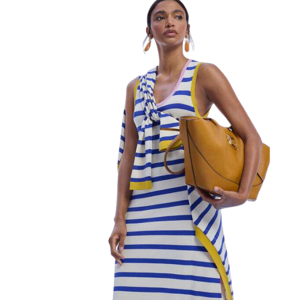 VESTIDO LOLA CASADEMUNT PUNTO RAYAS MUJER