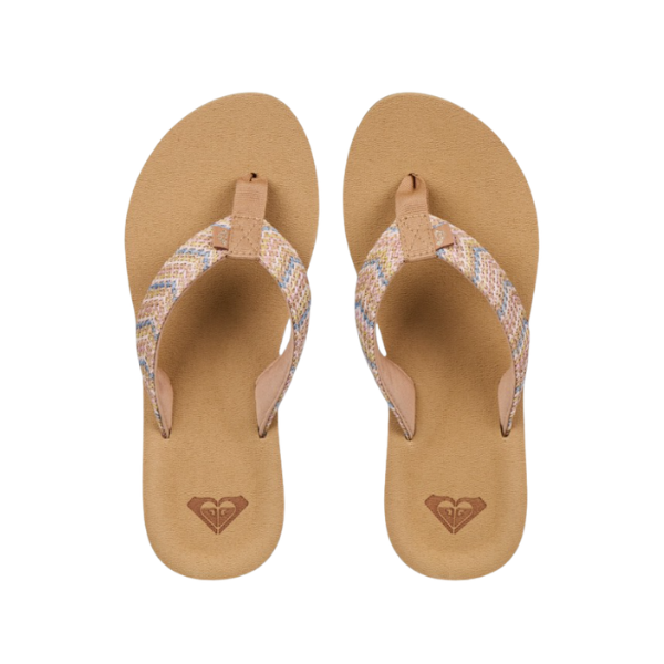 CHANCLA ROXY PORTO RAFFIA MUJER