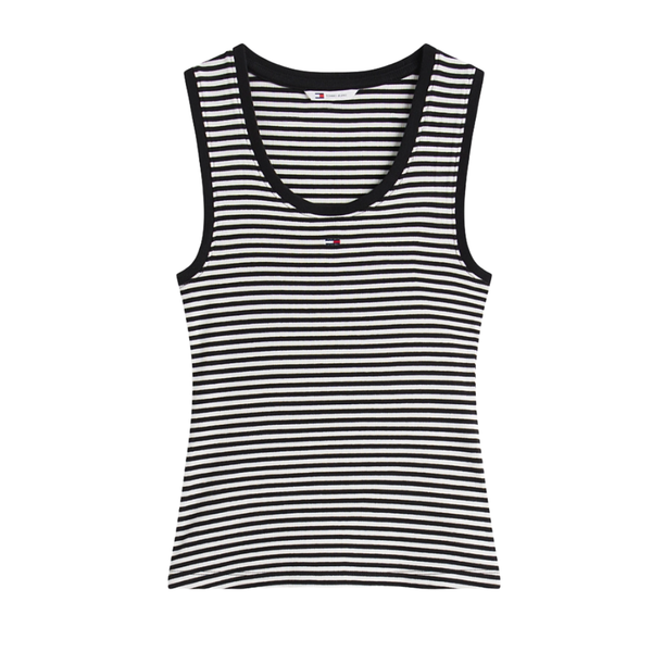 CAMISETA TOMMY JEANS ESSENTIAL RIB MUJER
