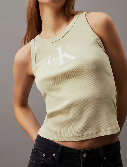 TOP CALVIN KLEIN ARCHIVA RIB TANK MUJER