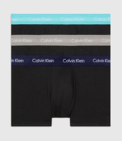 TRUNK 3PK CALVIN KLEIN LOW RISE HOMBRE