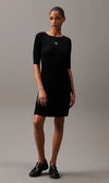 VESTIDO CALVIN KLEIN WOVEN LABEL MUJER