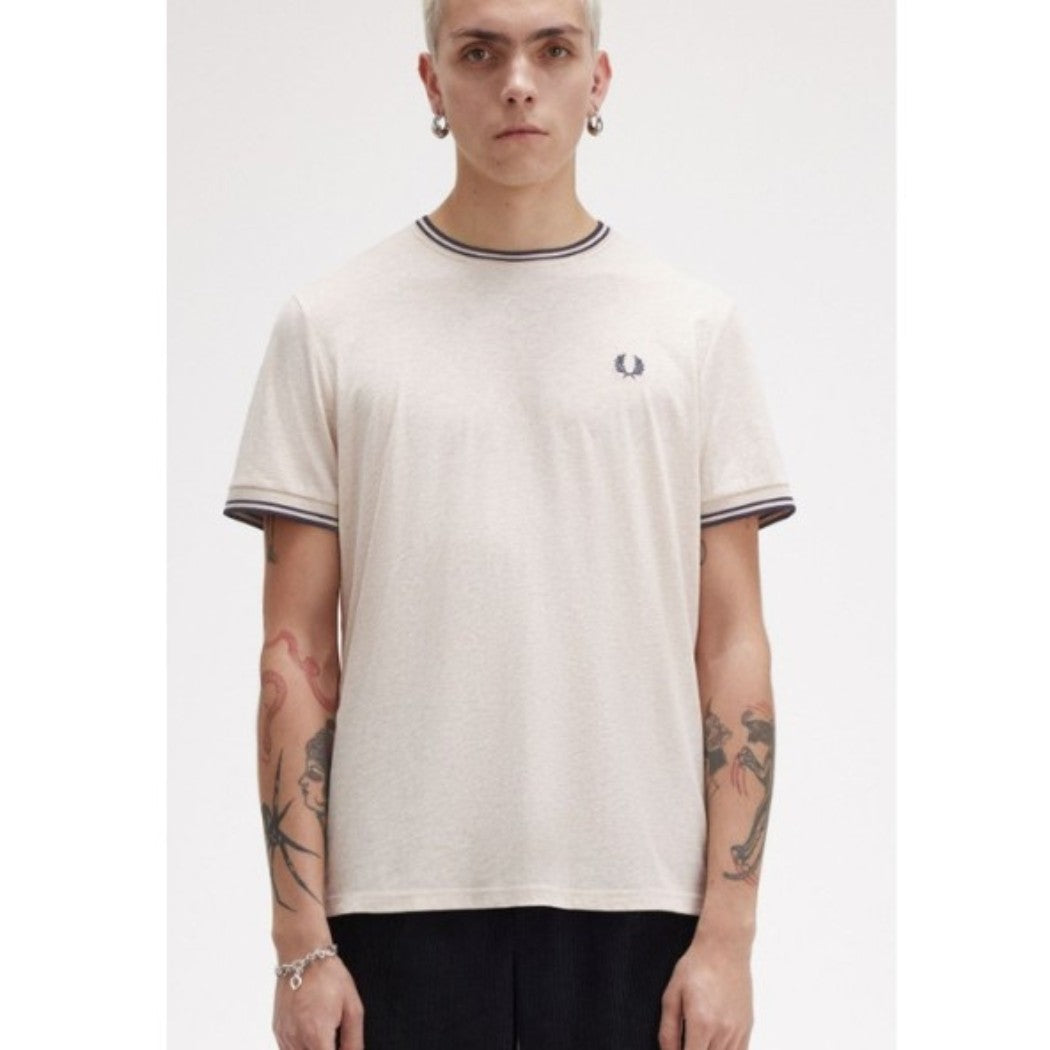CAMISETA FRED PERRY TWIN TIPPED HOMBRE