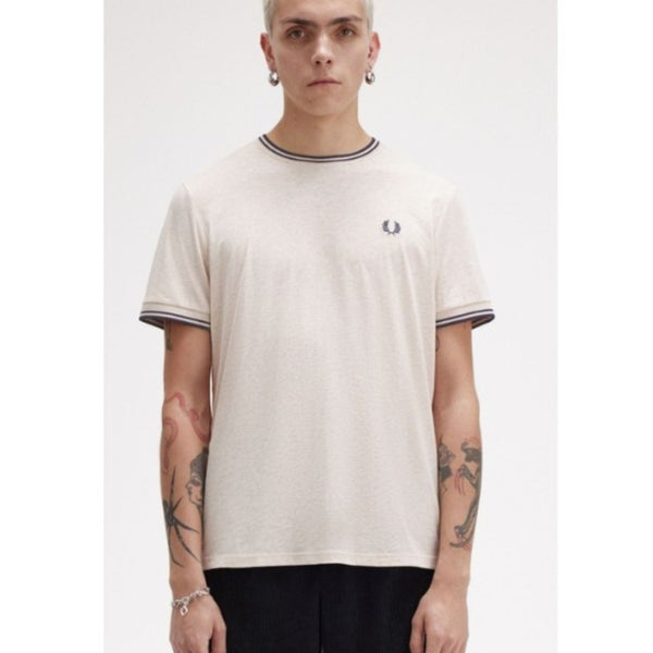 CAMISETA FRED PERRY TWIN TIPPED HOMBRE