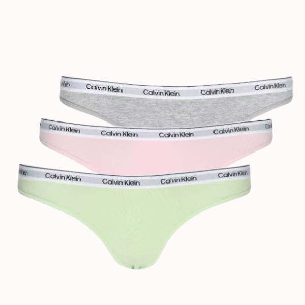 BRAGUITA THONG 3PK CALVIN KLEIN MUJER