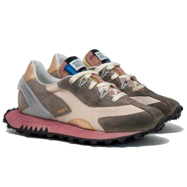 ZAPATILLA RUN OF AVA BEIGE & PINK MUJER