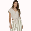 BLUSA ONLY ONLSIESTA SS KNOT MUJER