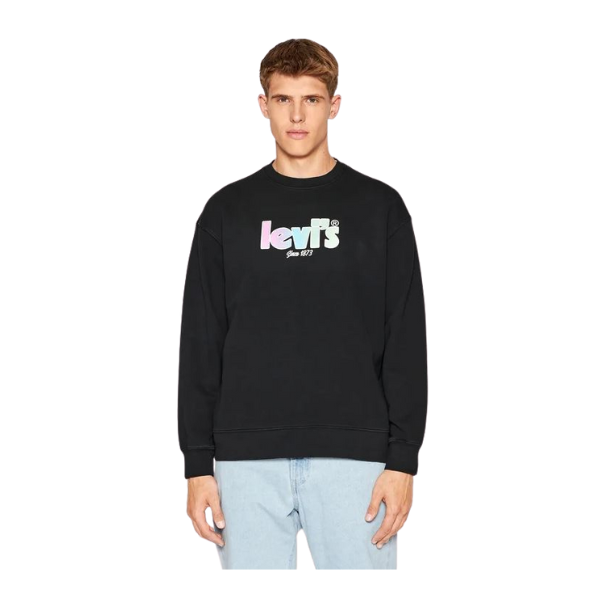 SUDADERA LEVI'S® RELAXD GRAPHIC BLACK HOMBRE