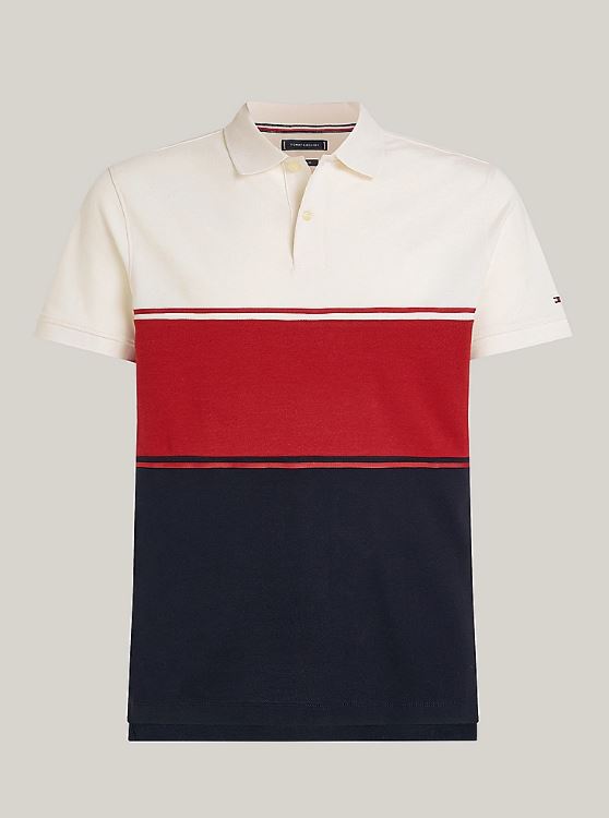 POLO TOMMY HILFIGER COLORBLOCK HOMBRE