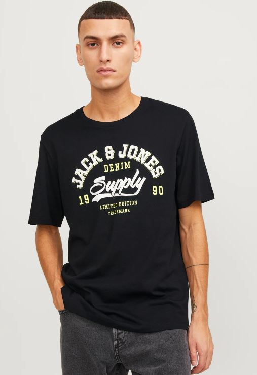 CAMISETA JACK&JONES JJELOGO O-NECK 2 HOMBRE