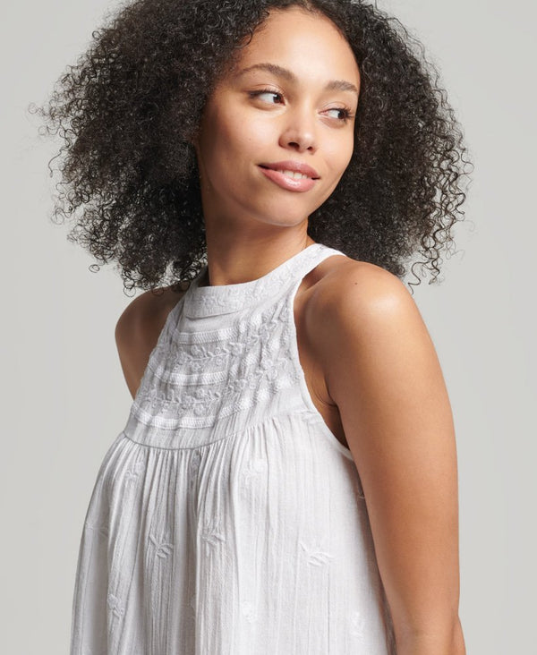 TOP VINTAGE EMBROIDERED SUPERDRY MUJER