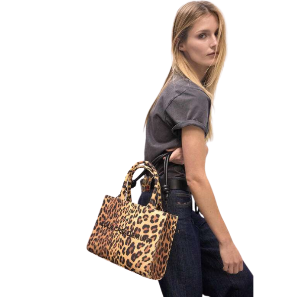 BOLSO LOLA CASADEMUNT MINI LEOPARDO MUJER