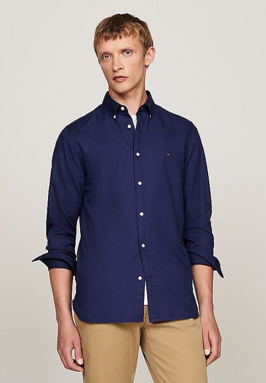 CAMISA TOMMY HILFIGER FLEX DOBBY HOMBRE