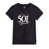 CAMISETA LEVI'S® THE PERFECT 501 BLUES BLACK MUJER