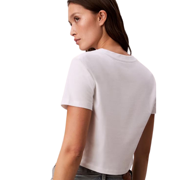 CAMISETA CALVIN KLEIN LOGO CROPPED MUJER