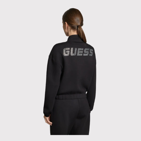 SUDADERA GUESS CECILIA SCUBA ZIP MUJER