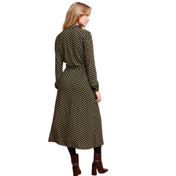 VESTIDO KING LOUIE OLIVE MAYFIELD MUJER