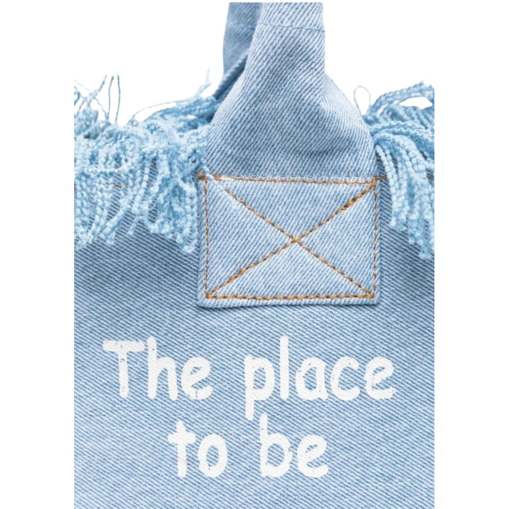 BOLSO SAINT BARTH VANITY DENIM LIGTH MUJER