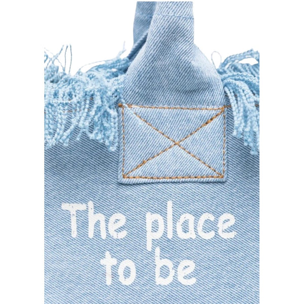 BOLSO SAINT BARTH VANITY DENIM LIGTH MUJER