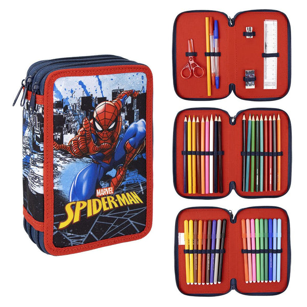 PLUMIER CON ACCESORIOS SPIDERMAN