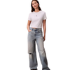 CAMISETA CALVIN KLEIN LOGO CROPPED MUJER