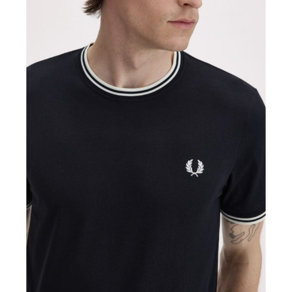 CAMISETA FRED PERRY TWIN TIPPED HOMBRE