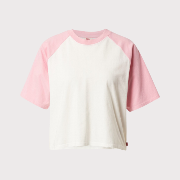 CAMISETA LEVI'S® THROWBACK BASEBAL ROSA MUJER