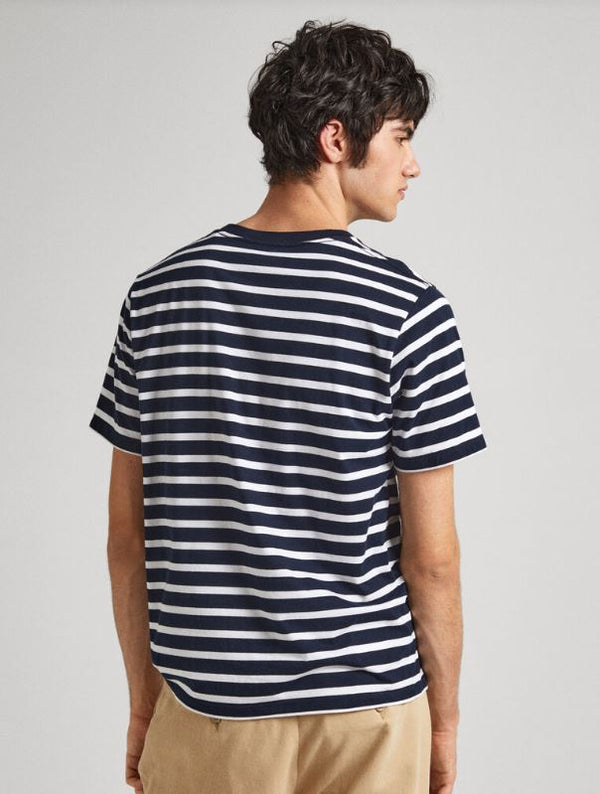 CAMISETA PEPE JEANS STRIPED EGGO HOMBRE