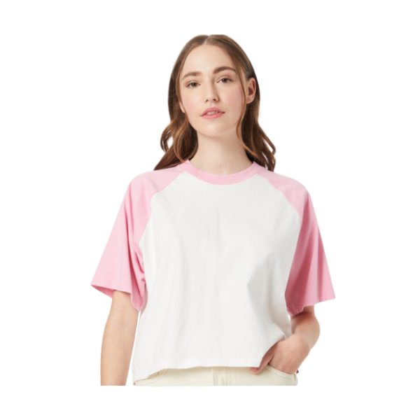 CAMISETA LEVI'S® THROWBACK BASEBAL ROSA MUJER