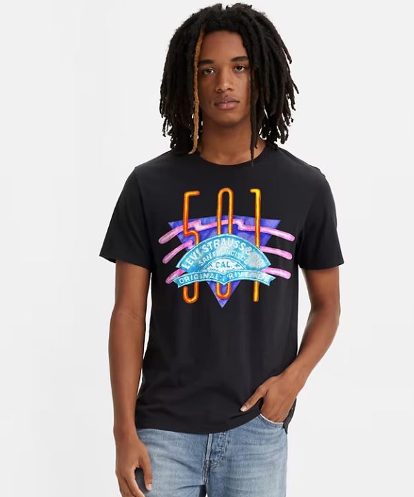 CAMISETA LEVI'S® GRAPHIC 501 LOGO HOMBRE
