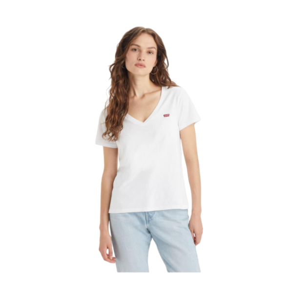 CAMISETA LEVI'S® PERFECT VNECK WHITE MUJER