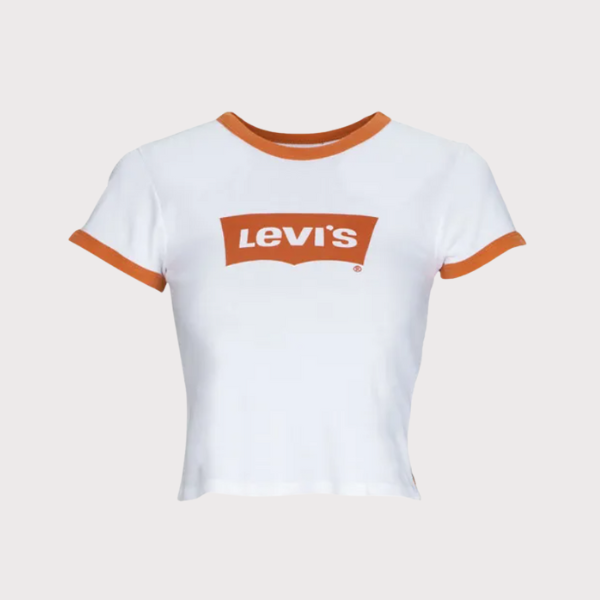 CAMISETA LEVI'S®GRAPHIC RINGER ORANGE MUJER