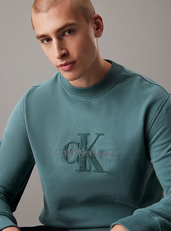 SUDADERA CALVIN KLEIN CHENILLE HOMBRE
