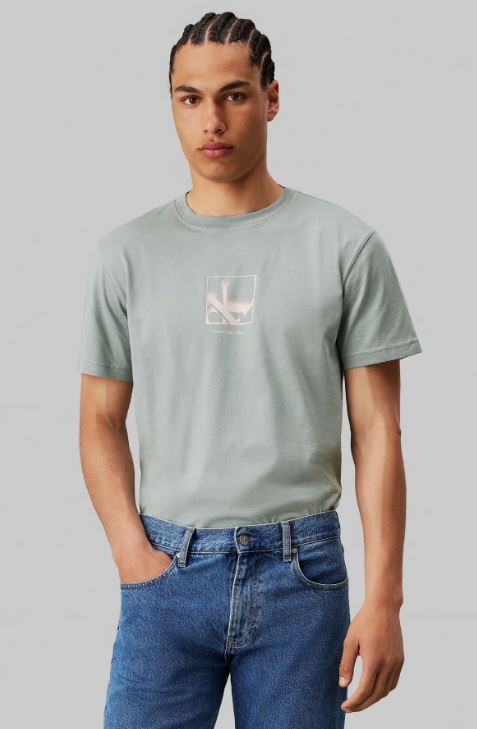 CAMISETA CALVIN KLIEN GRID BOX HOMBRE